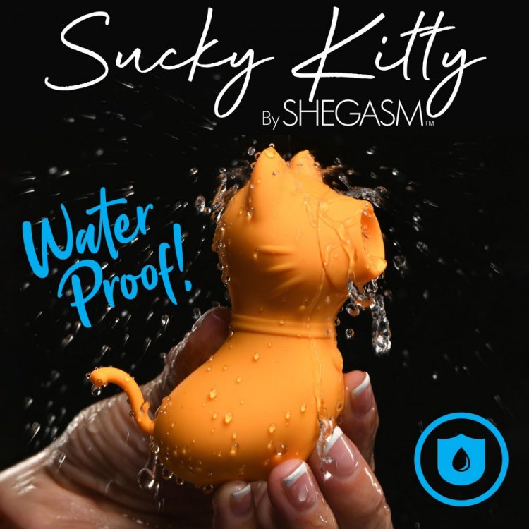 SHEGASM SUCKY KITTY 7X CLIT STIM ORANGE