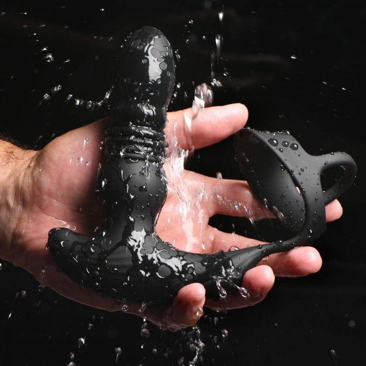 THUNDERPLUGS 10X THRUSTING PLUG W/ COCK & BALL RING