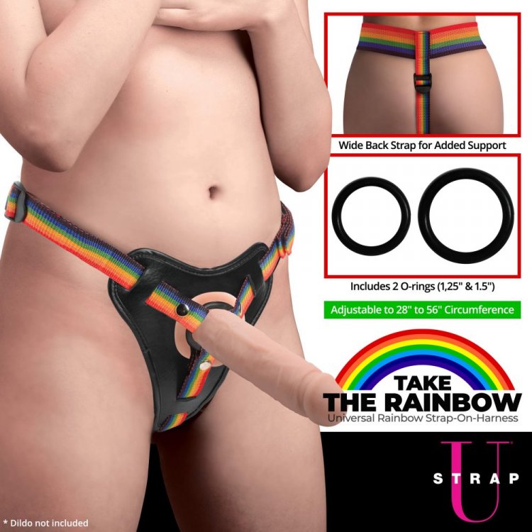 STRAP U TAKE THE RAINBOW UNIVERSAL HARNESS