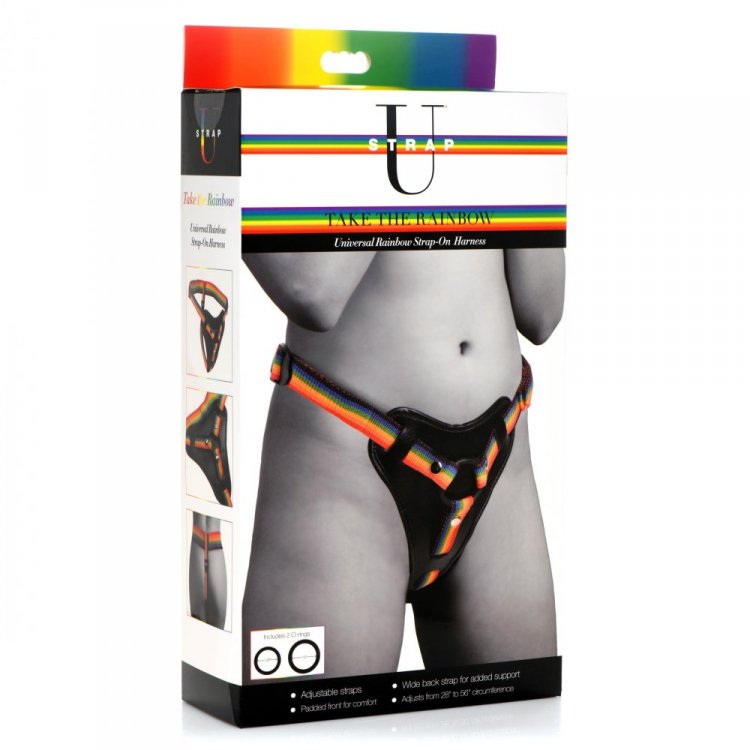 STRAP U TAKE THE RAINBOW UNIVERSAL HARNESS