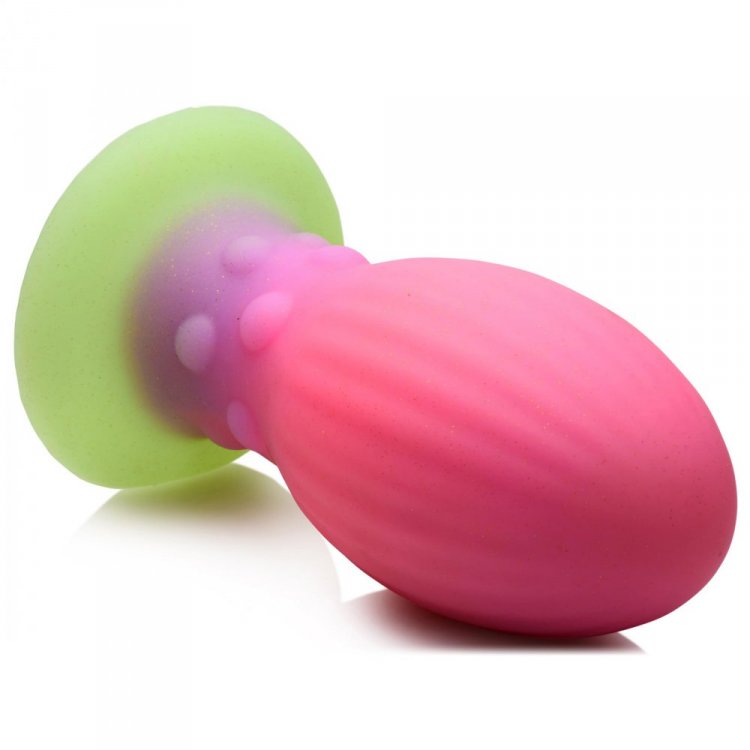 CREATURE COCKS XENO XL EGG GLOW IN THE DARK SILICONE EGG
