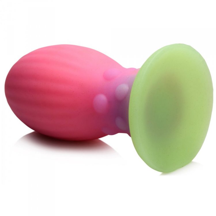 CREATURE COCKS XENO XL EGG GLOW IN THE DARK SILICONE EGG