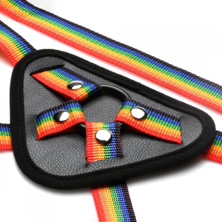 STRAP U RIDE THE RAINBOW STRAP ON HARNESS
