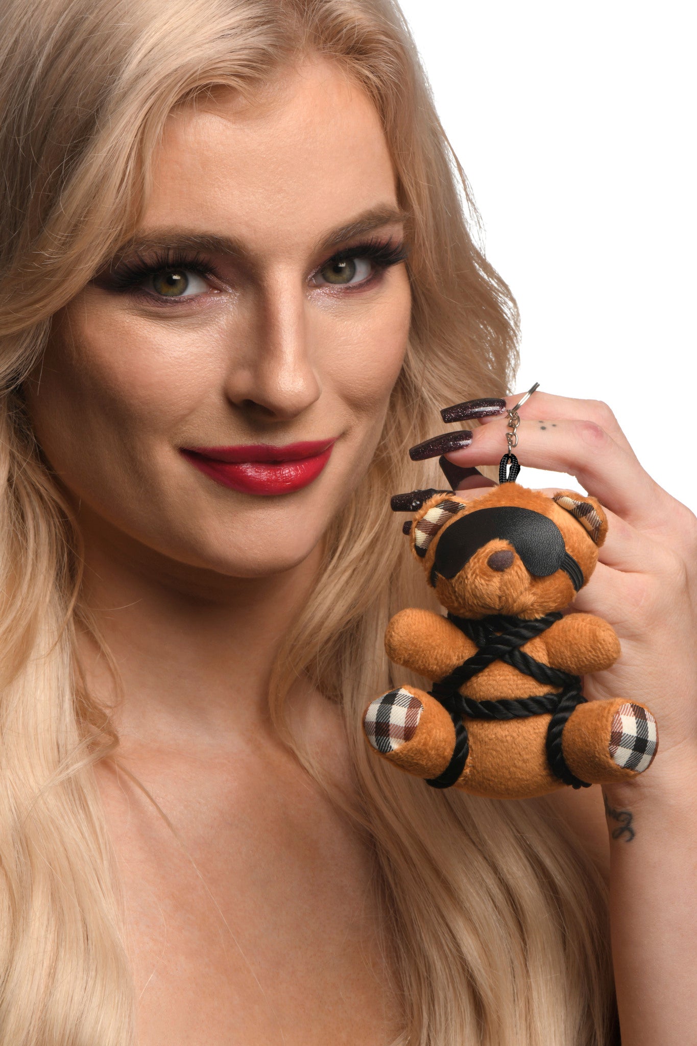 MASTER SERIES BOUND TEDDY BEAR KEYCHAIN