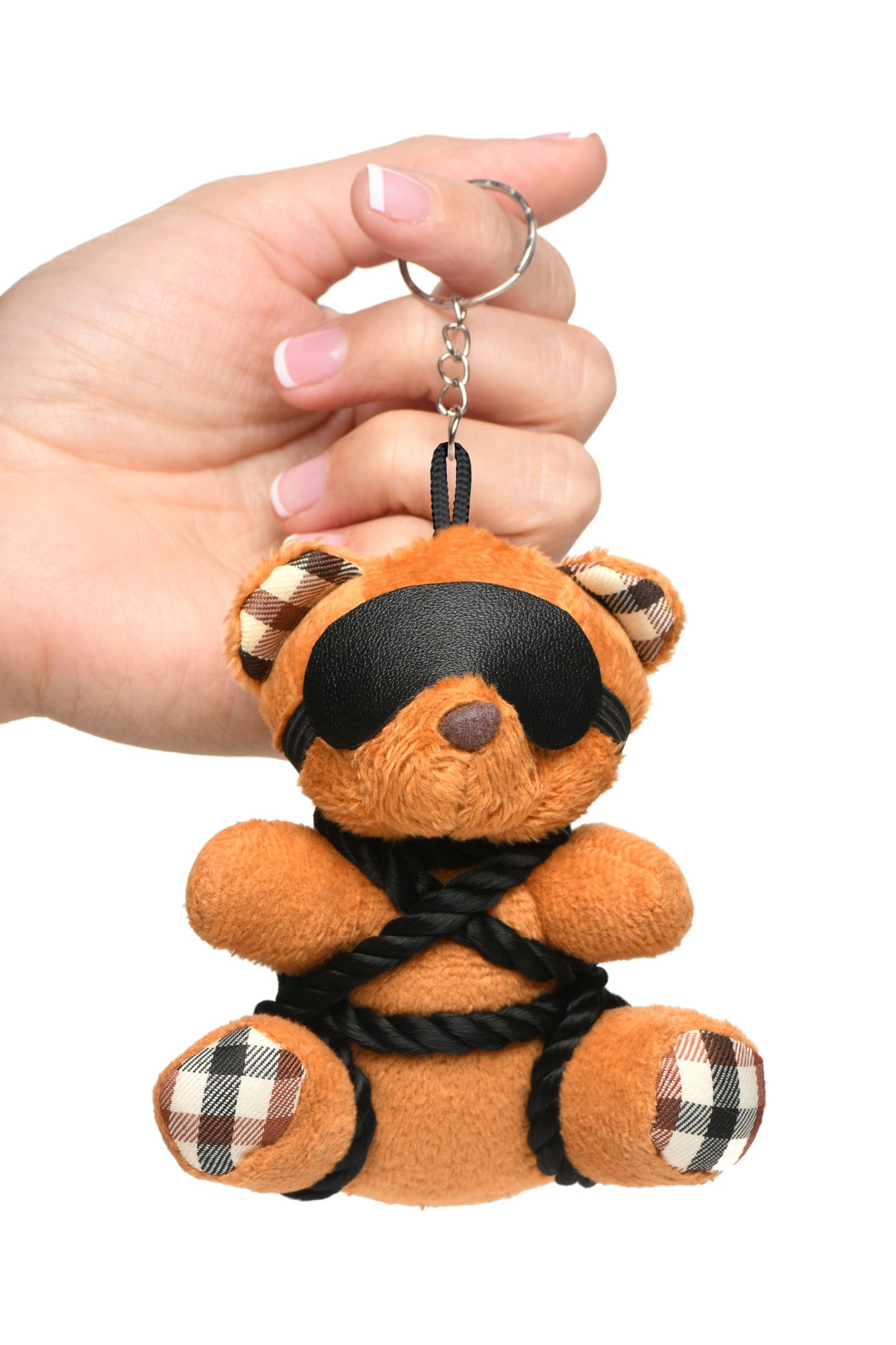 MASTER SERIES BOUND TEDDY BEAR KEYCHAIN
