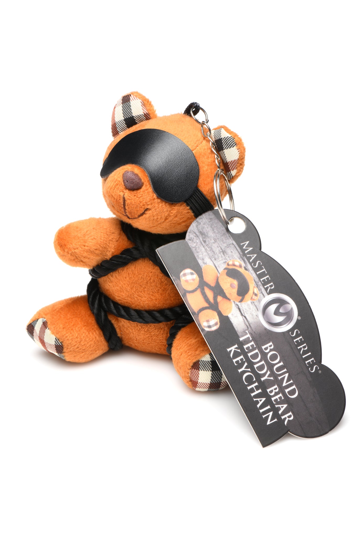 MASTER SERIES BOUND TEDDY BEAR KEYCHAIN