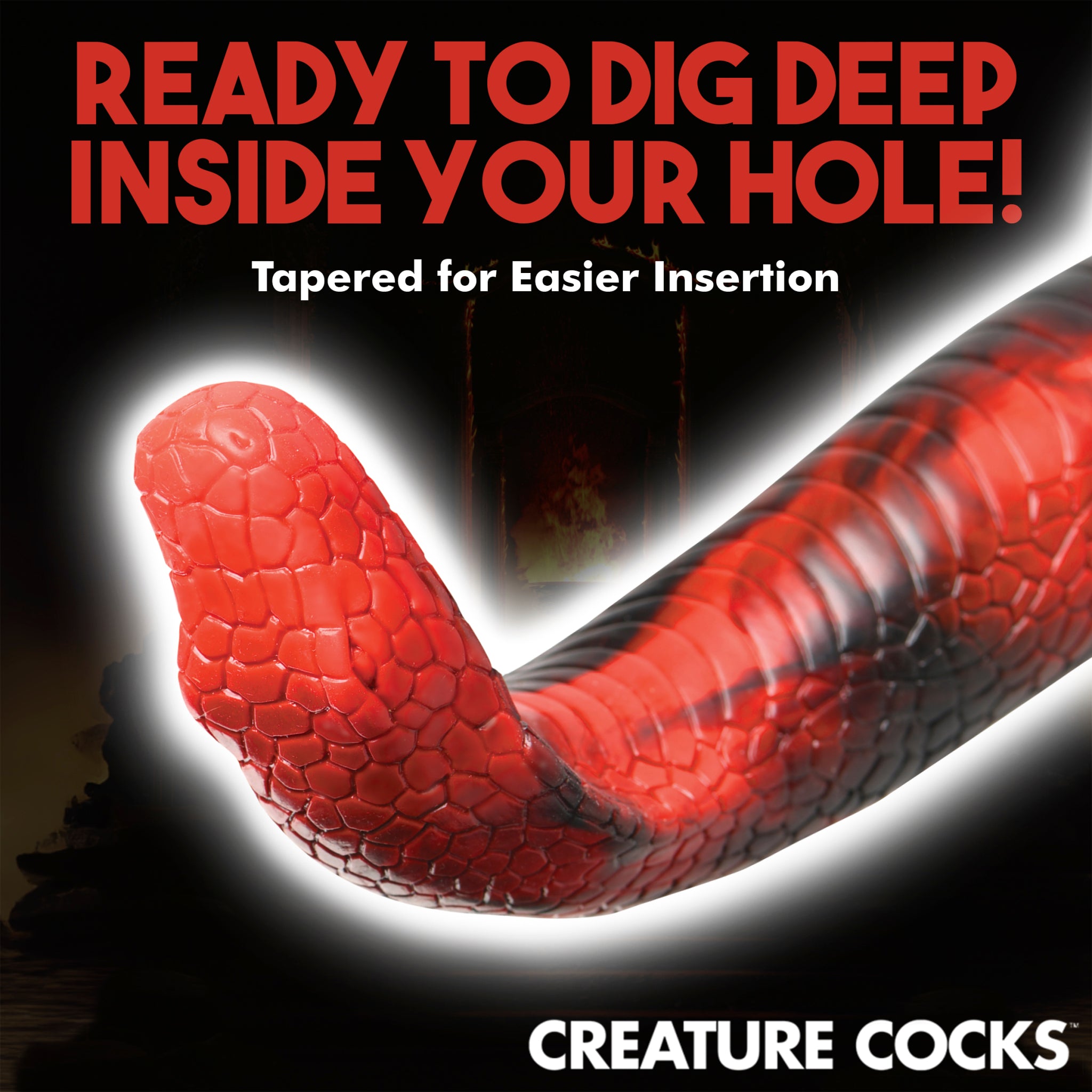 CREATURE COCKS KING COBRA SILICONE DILDO