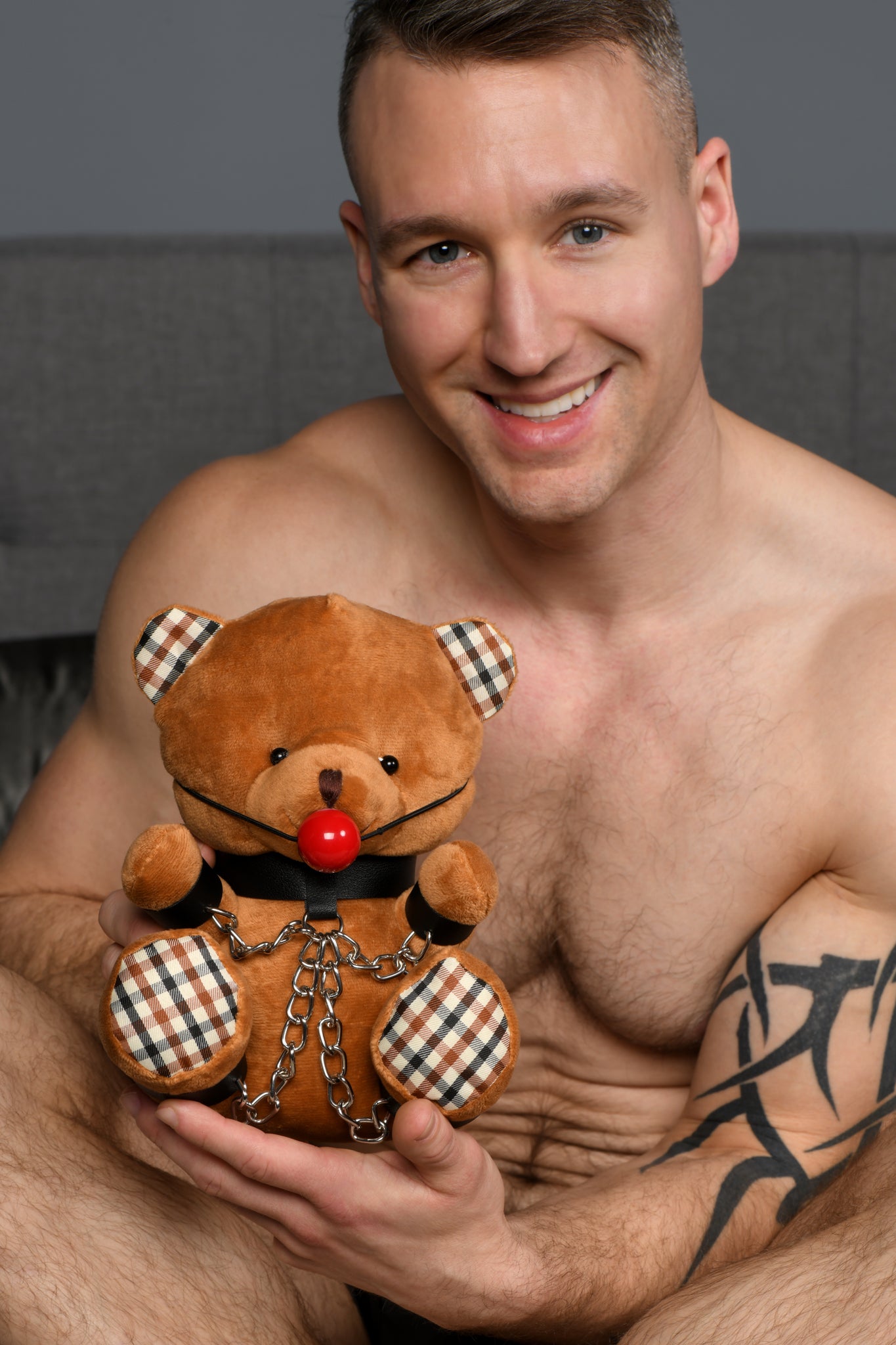 MASTER SERIES GAGGED BONDAGE BEAR