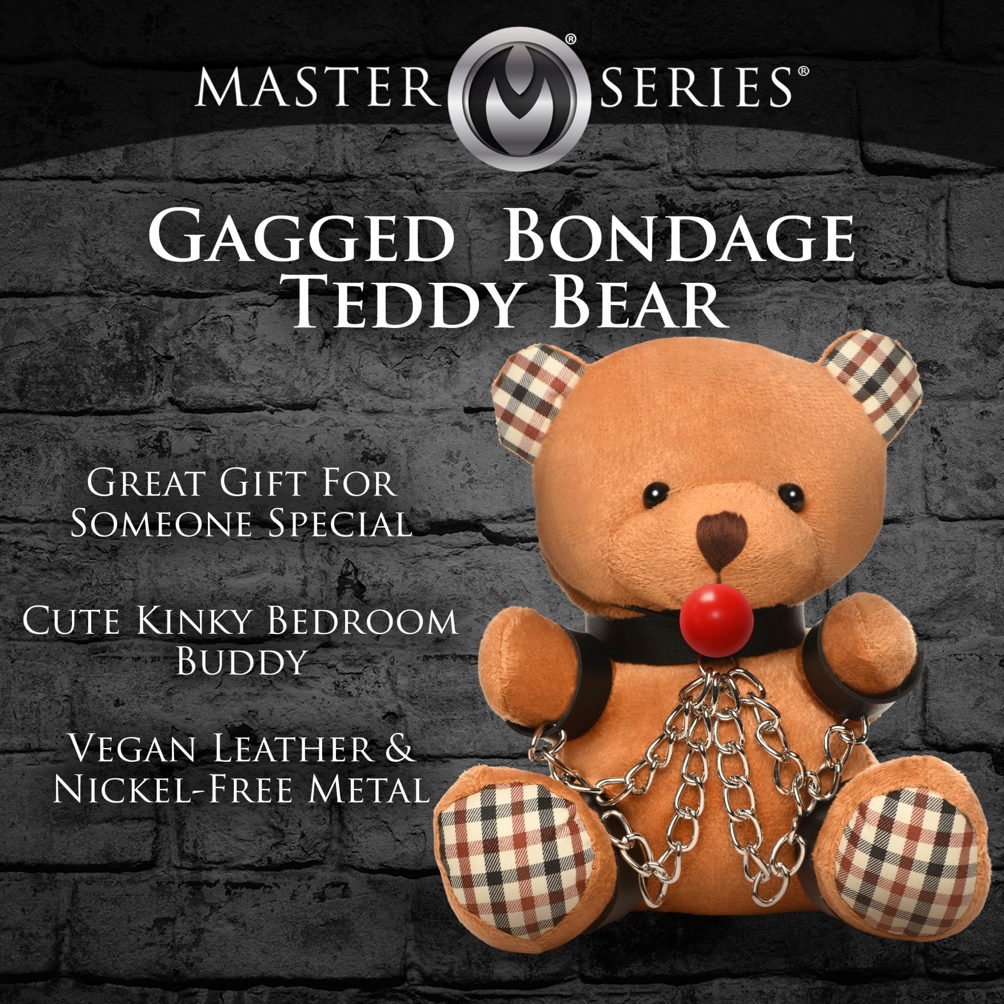 MASTER SERIES GAGGED BONDAGE BEAR