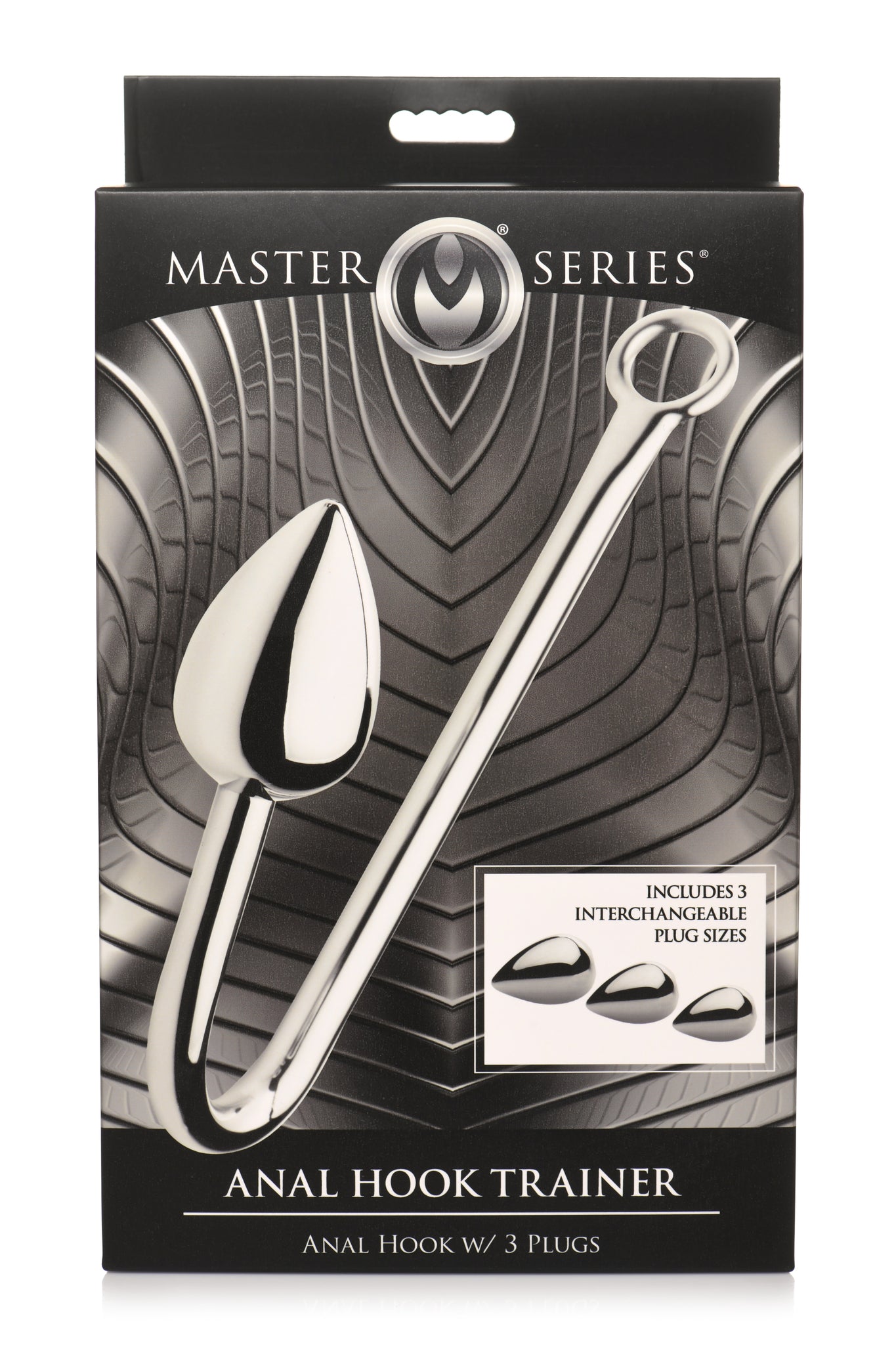 MASTER SERIES ANAL HOOK TRAINER W/ 3 PLUGS