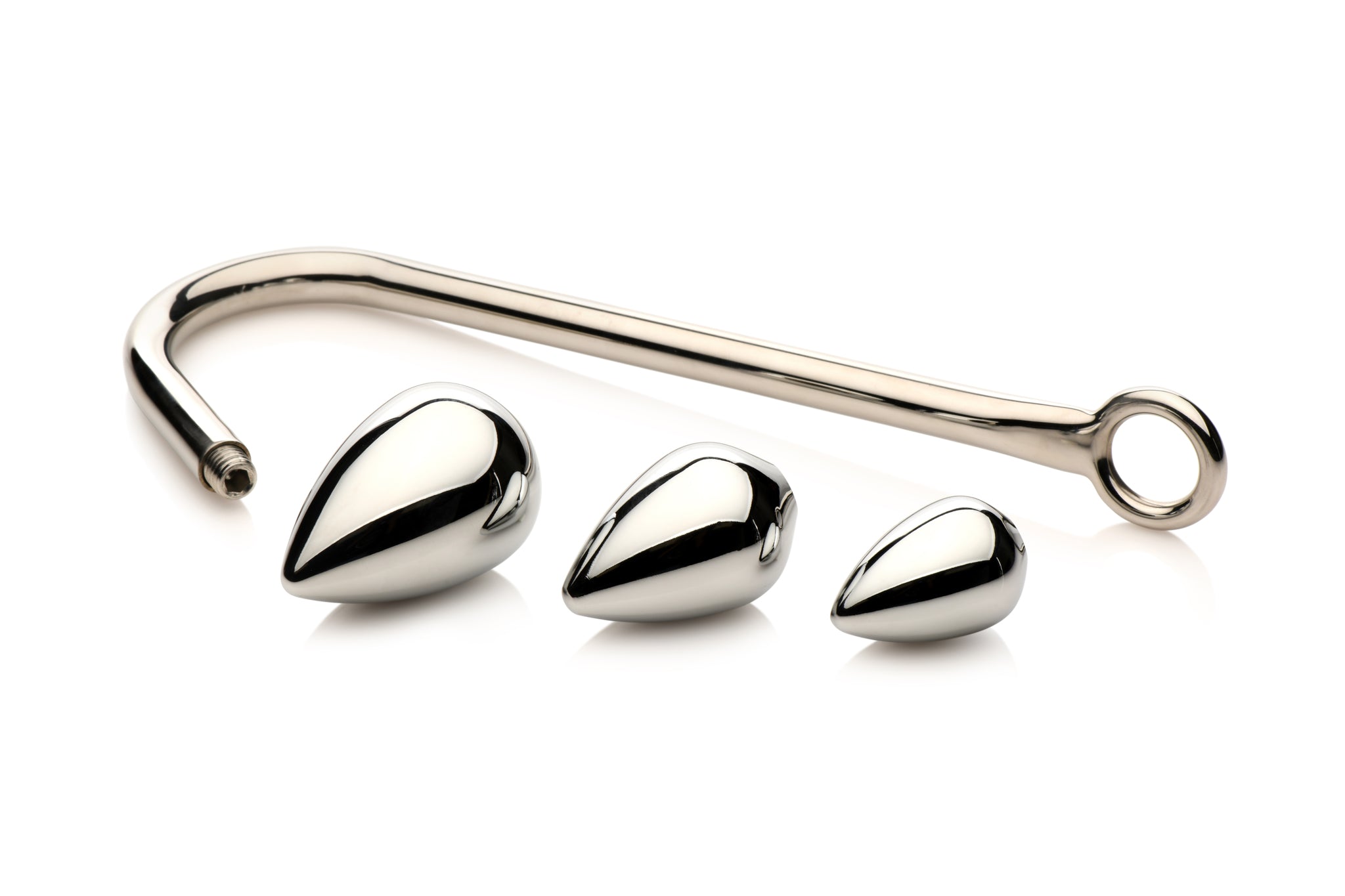 MASTER SERIES ANAL HOOK TRAINER W/ 3 PLUGS