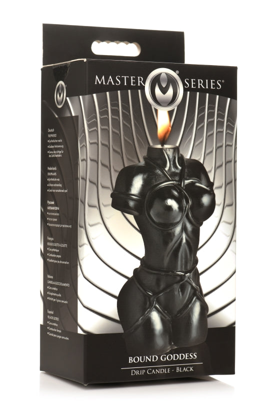 MASTER SERIES BOUND GODDESS DRIP CANDLE BLACK