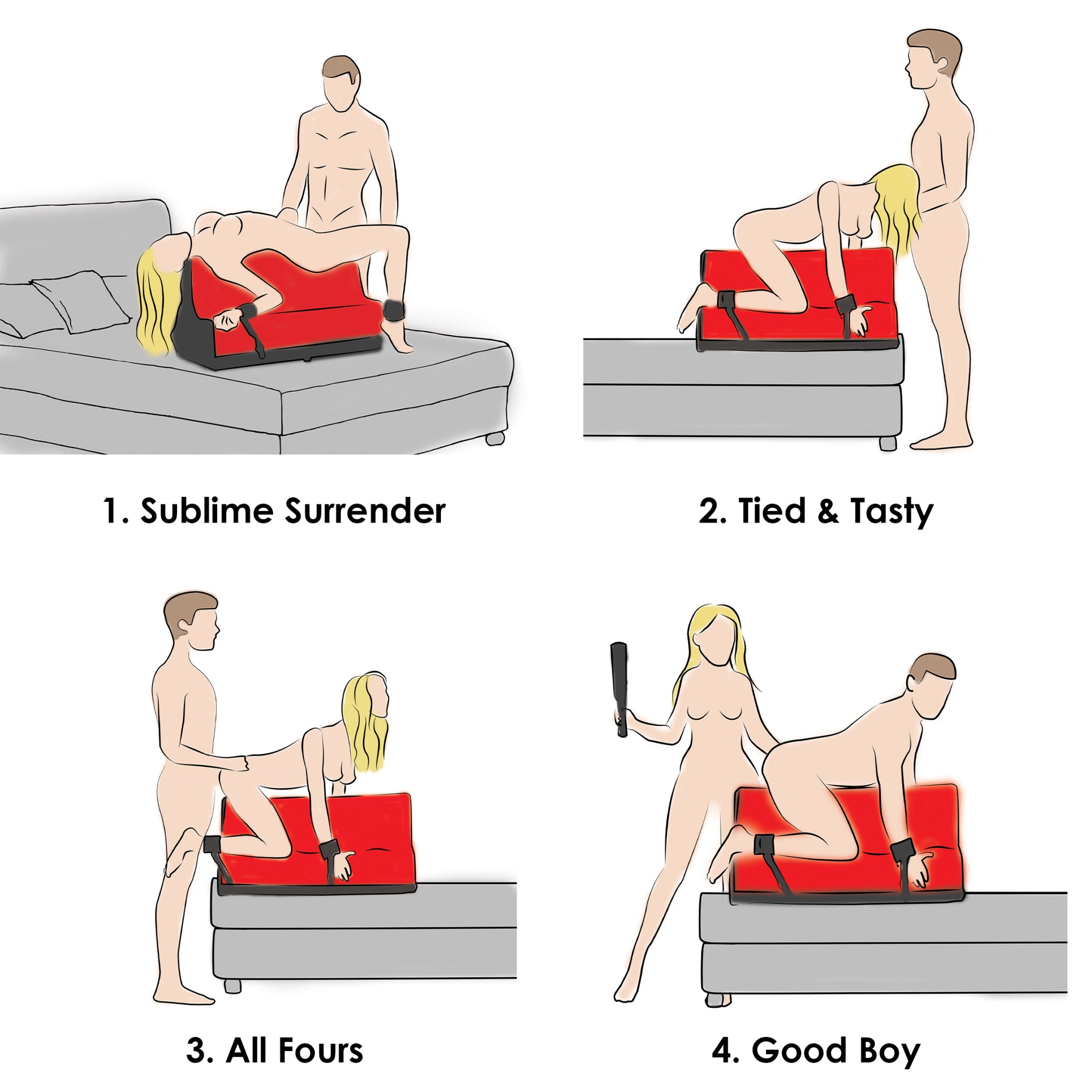 BEDROOM BLISS LOVERS BONDAGE BENCH