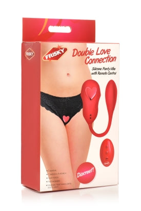 FRISKY DOUBLE LOVE CONNECTION PANTY VIBE W/ REMOTE
