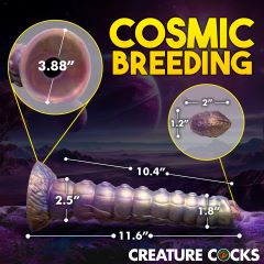CREATURE COCKS DEEP INVADER TENTACLE OVIPOSITOR SILICONE DILDO W/ EGGS