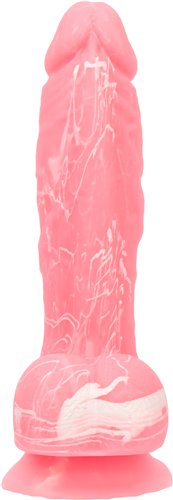 ADDICTION BRANDON 7.5IN PINK GLOW IN THE DARK