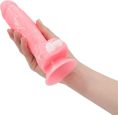 ADDICTION BRANDON 7.5IN PINK GLOW IN THE DARK
