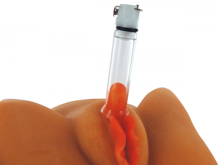 SIZE MATTERS CLITORAL PUMPING SYSTEM W/DETACHABLE ACRYLIC CYLINDER