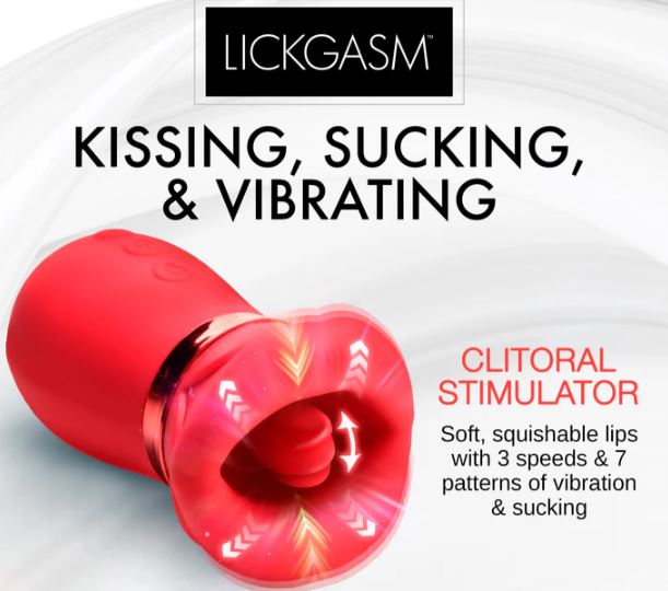 KISS ME MORE KISSING SUCKING & VIBRATING CLITORAL STIMULATOR