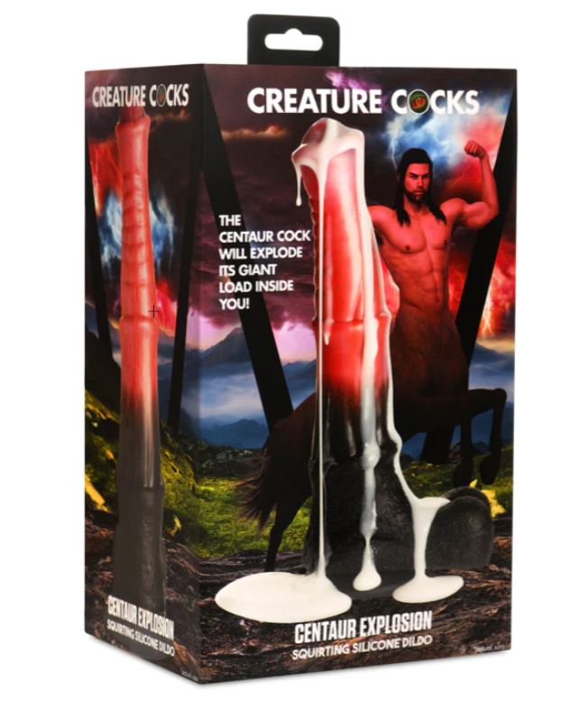 CREATURE COCKS CENTAUR EXPLOSION SQUIRTING DILDO