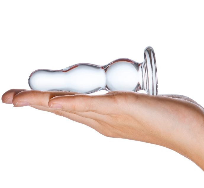 GLASS BUTT PLUG 4 "