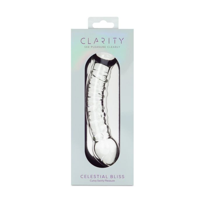 CLARITY GLASS DILDO CELESTIAL BLISS