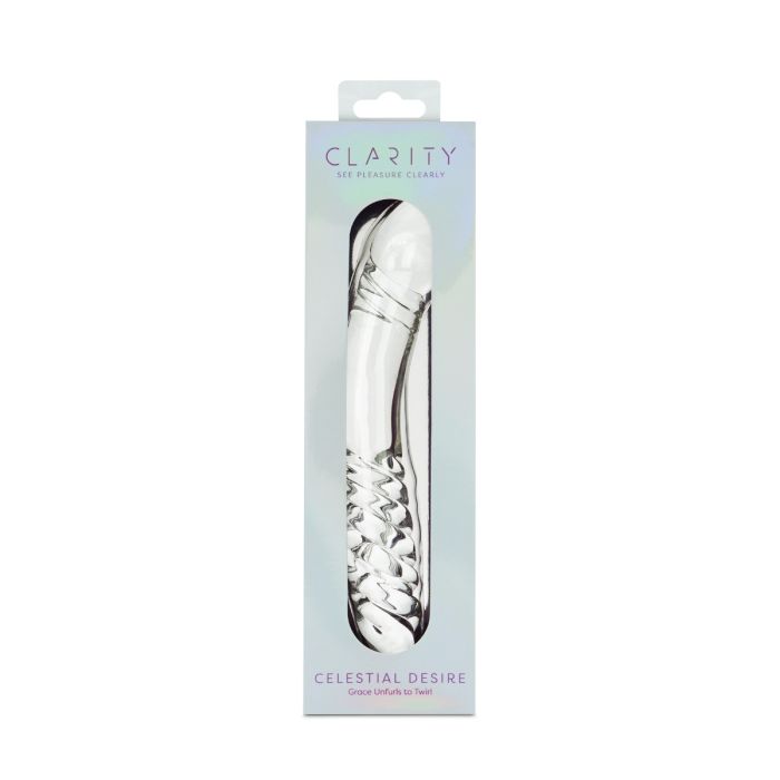 CLARITY GLASS DILDO CELESTIAL DESIRE