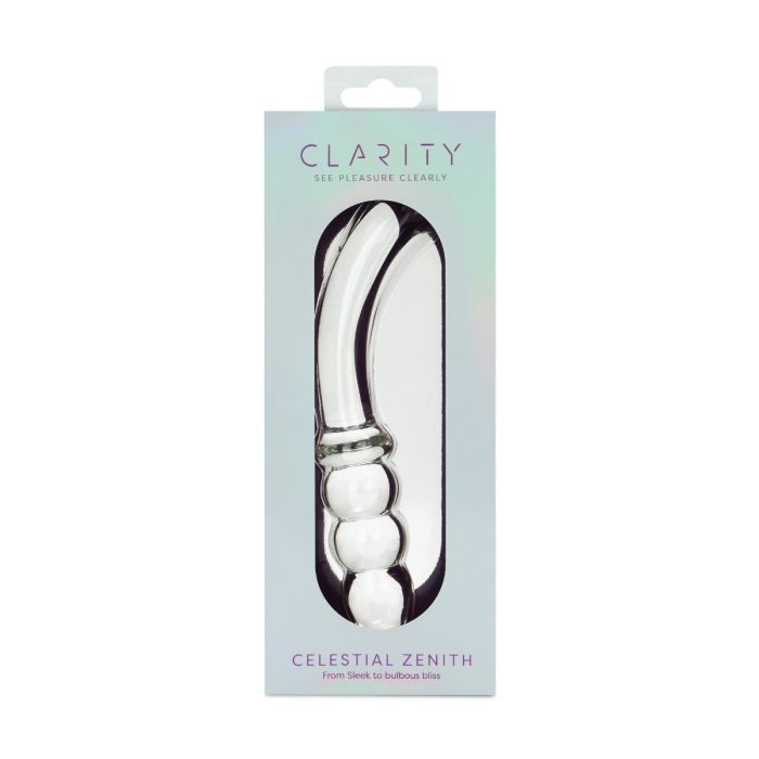 CLARITY GLASS DILDO CELESTIAL ZENITH
