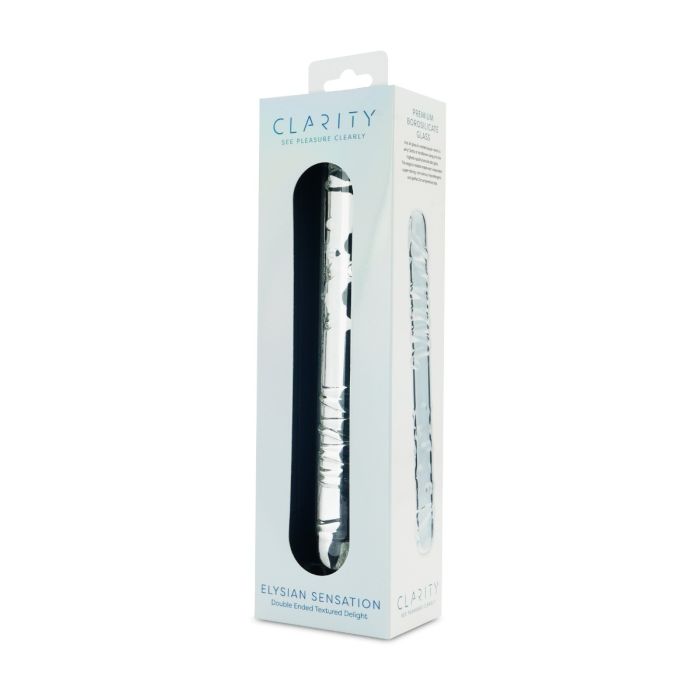 CLARITY GLASS DILDO ELYSIAN SENSATION