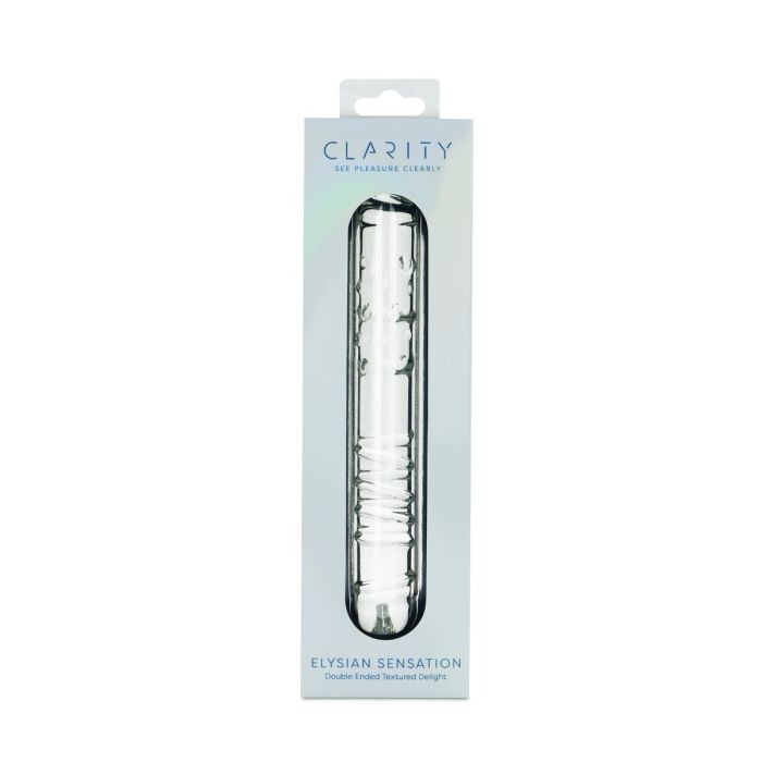 CLARITY GLASS DILDO ELYSIAN SENSATION