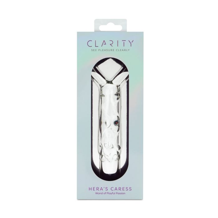 CLARITY GLASS DILDO HERA'S CARESS