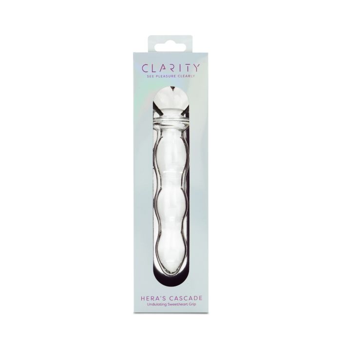 CLARITY GLASS DILDO HERA'S CASCADE