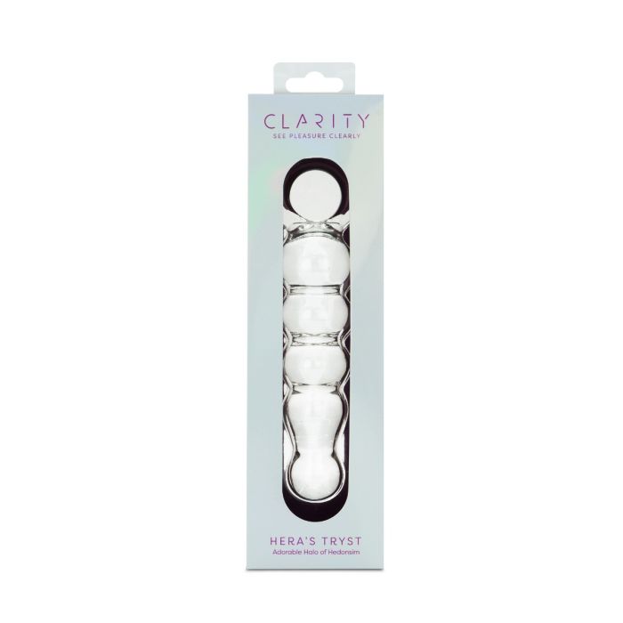 CLARITY GLASS DILDO HERA'S TRYST