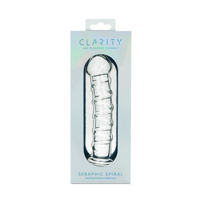 CLARITY GLASS DILDO SERAPHIC SPIRAL