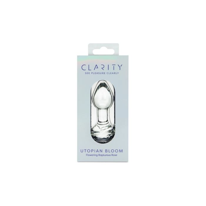 CLARITY GLASS DILDO UTOPIAN BLOOM
