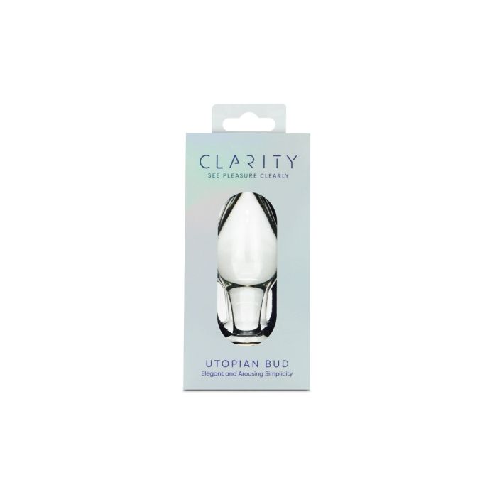 CLARITY GLASS DILDO UTOPIAN BUD
