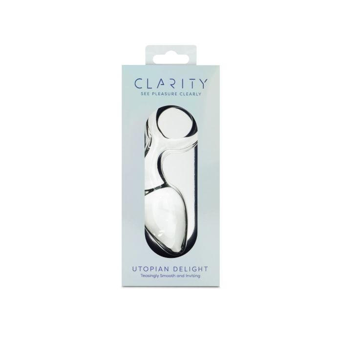 CLARITY GLASS DILDO UTOPIAN DELIGHT