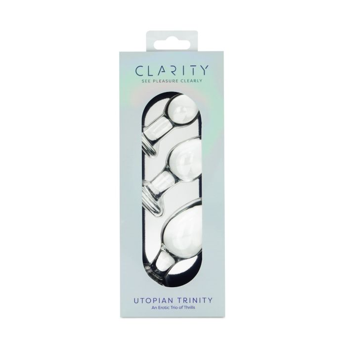 CLARITY GLASS DILDO UTOPIAN TRINITY