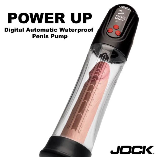 JOCK ADVANCED POWER UP DIGITAL AUTOMATIC/WATERPROOF PENIS PUM