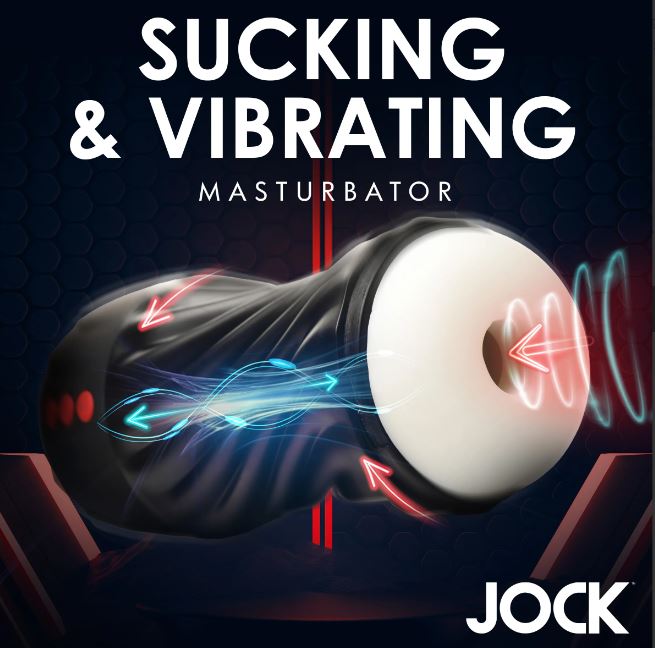 JOCK SUCKING & VIBRATING MASTURBATOR