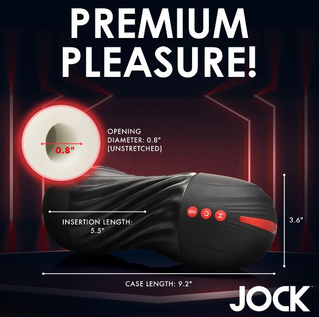 JOCK SUCKING & VIBRATING MASTURBATOR