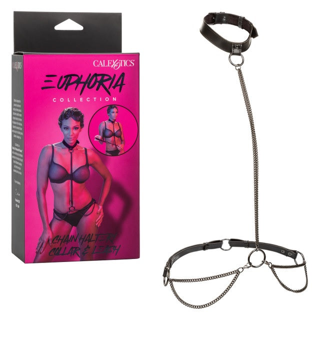 EUPHORIA CHAIN HALTER COLLAR & LEASH