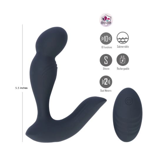 COLTON PROSTATE MASSAGER BLACK
