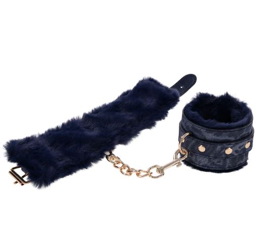 COUGAR FUR HANDCUFFS