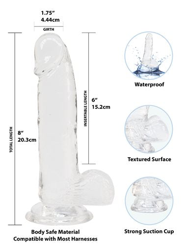 CRYSTAL ADDICTION DONG 8IN