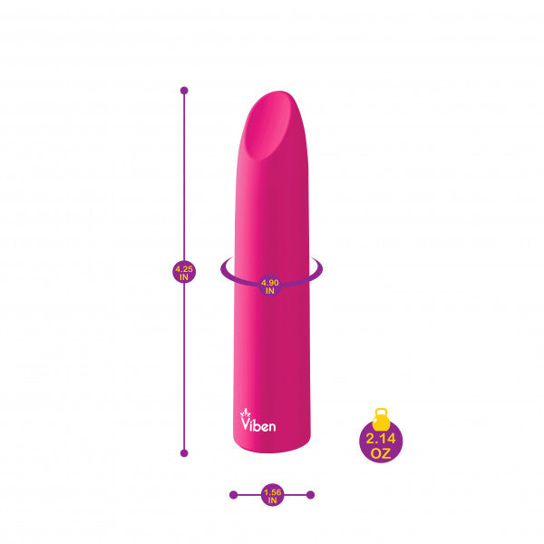 FIXATION HOT PINK POWERFUL LIPSTICK BULLET VIBE