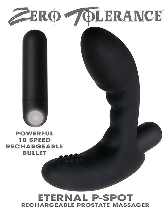 ZERO TOLERANCE ETERNAL P SPOT PROSTATE MASSAGER BLACK