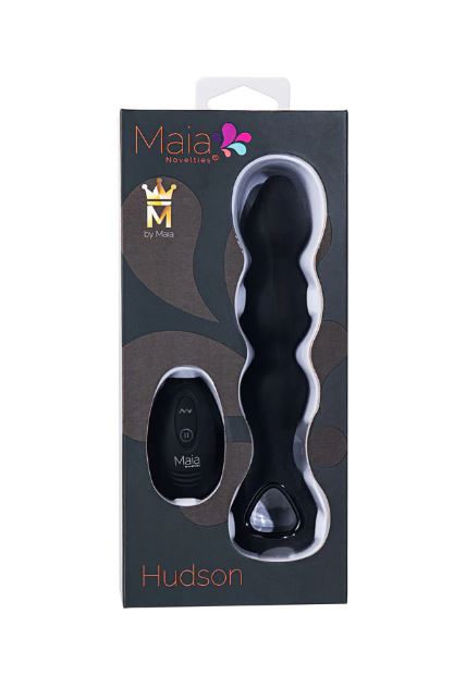 HUDSON RECHARGEABLE REMOTE CONTROL SILICONE ANAL PLUG