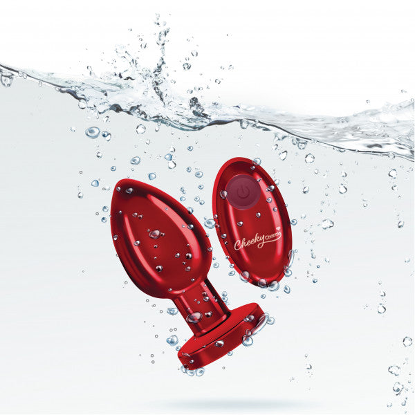 CHEEKY CHARMS RECHARGEABLE VIBRATING METAL BUTT