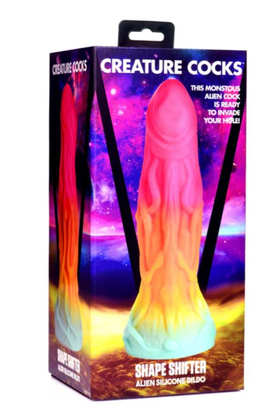 CREATURE COCKS SHAPE SHIFTER ALIEN SILICONE DILDO
